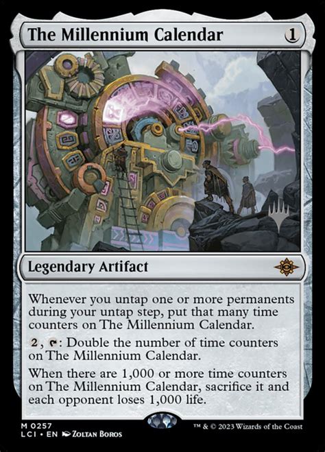 Millennium Calendar MTG Card