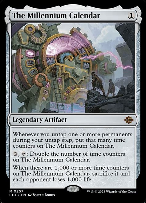 Millennium Calendar MTG Card