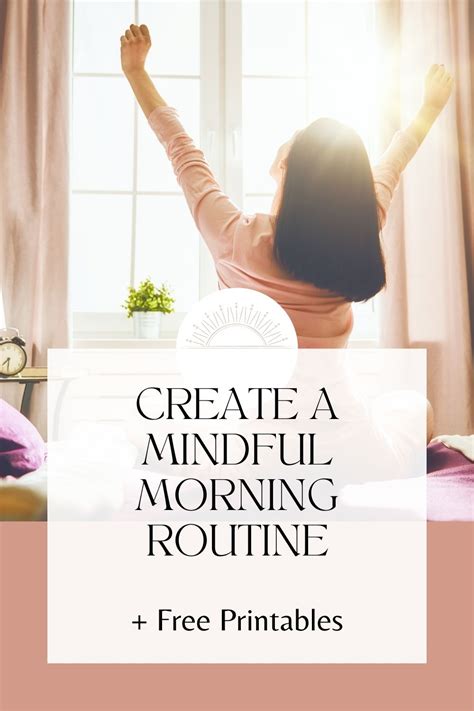 Mindful morning routine