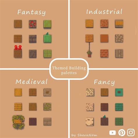 Minecraft Building Palettes