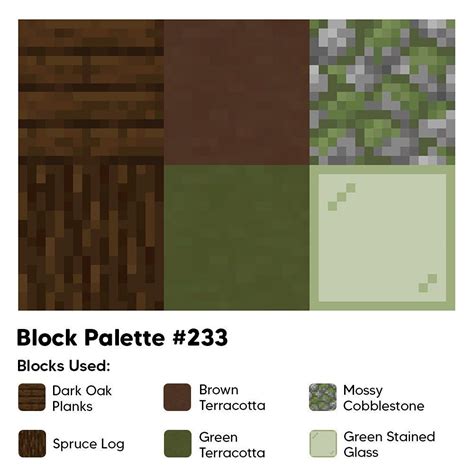 Minecraft Color Palette Ideas