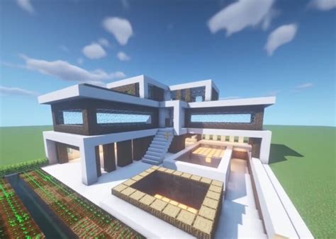 Minecraft white buildings