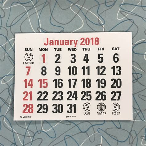 Mini Calendar Image 1