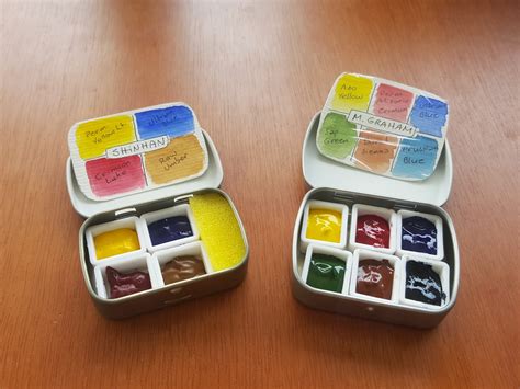 Mini Watercolor Palette For Beginners And Artists