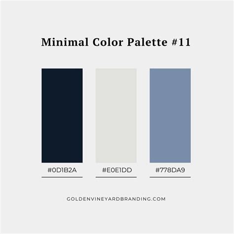 Minimal Color Palette Example 2