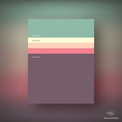 Minimalist color palette