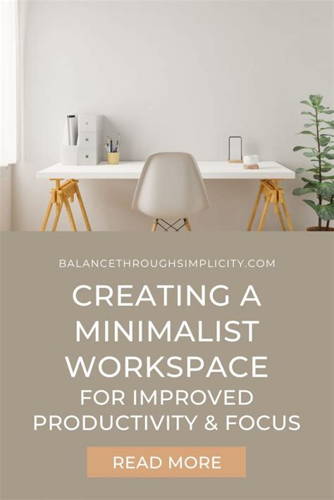 Boosting productivity with minimalist habits