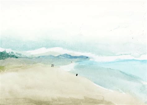 Minimalist Watercolor Painting 3