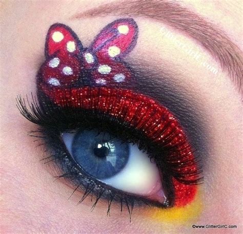 Minnie Mouse Inspired Makeup