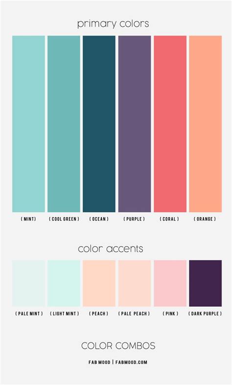 Mint color palette inspiration