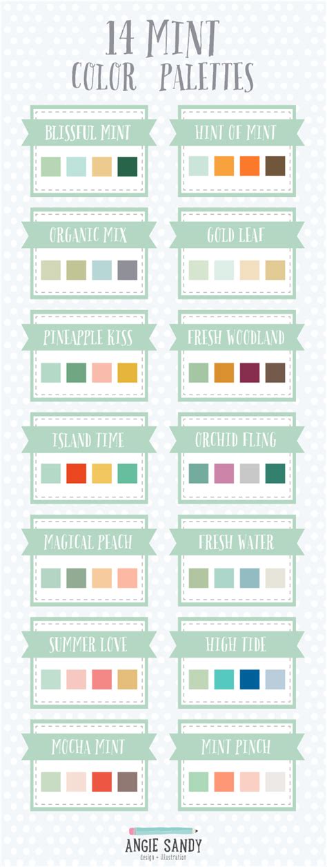 Mint color palette inspiration