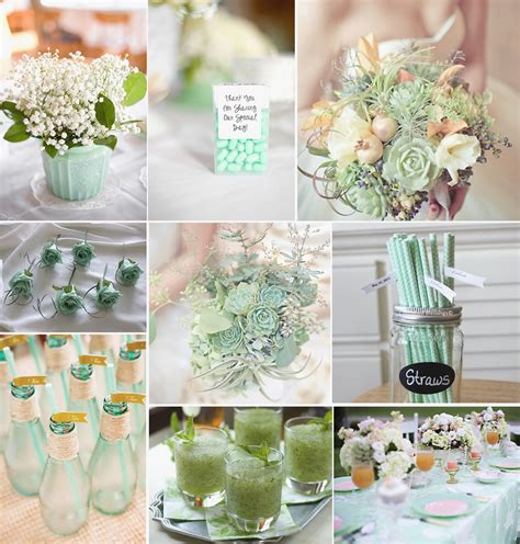 Mint Green Wedding Decor