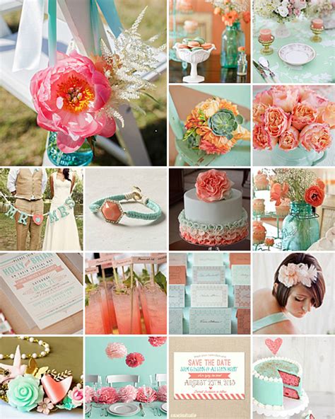 Minty Fresh and Coral Color Palette