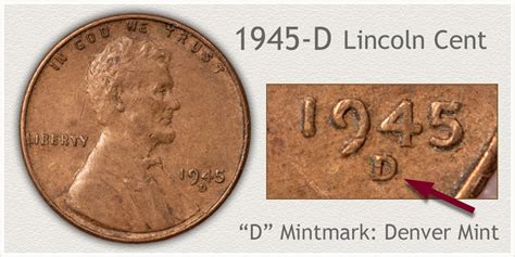 Misprinted Dates on 1945 Penny