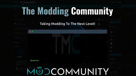 Modding community and resources