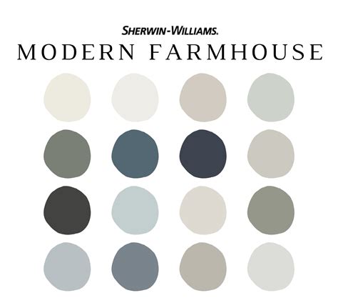 Modern Farmhouse Color Palette