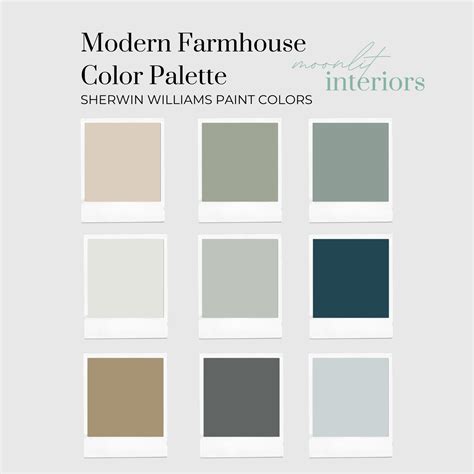 Modern Farmhouse Color Palette