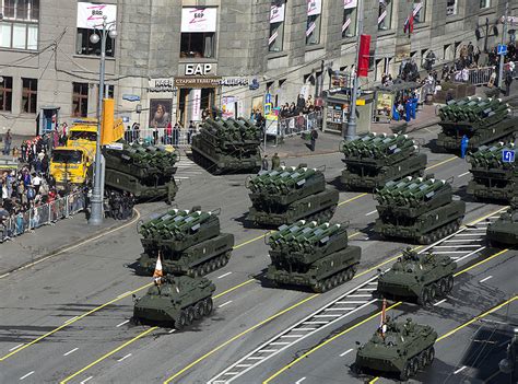 Modern Tank on Display in a Fourth of July Parade