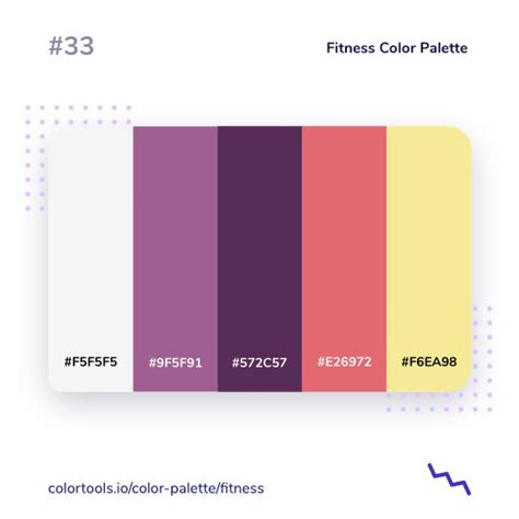 Monochromatic Gym Color Palettes