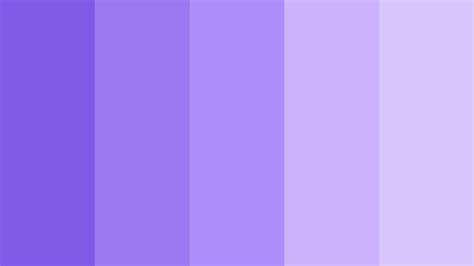 Monochromatic lavender pastel color palette