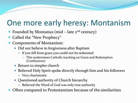 Montanism Heresy