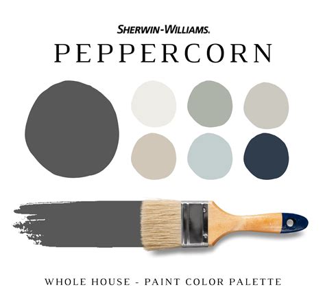 Moody and Dramatic Peppercorn Color Palette