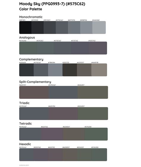 Watercolour paint palette with cool colours