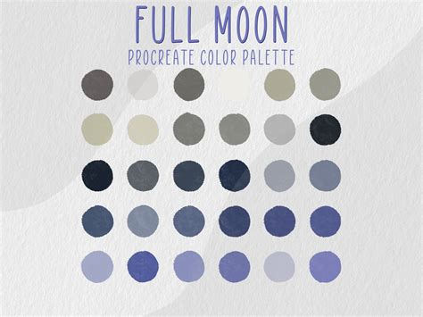 Moonlight Color Palette Dreamy Designs