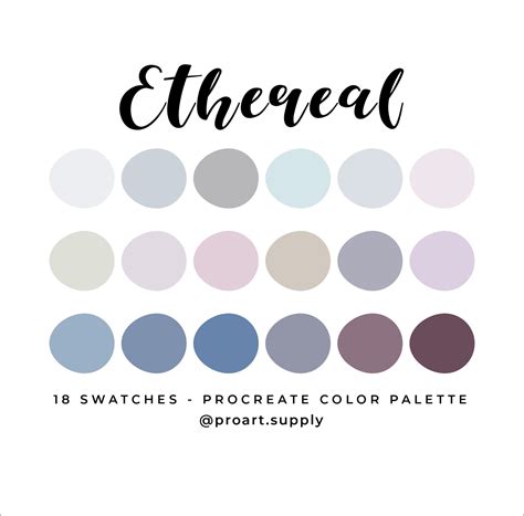 Moonlight Color Palette Ethereal Quality