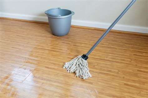 Mopping the floor