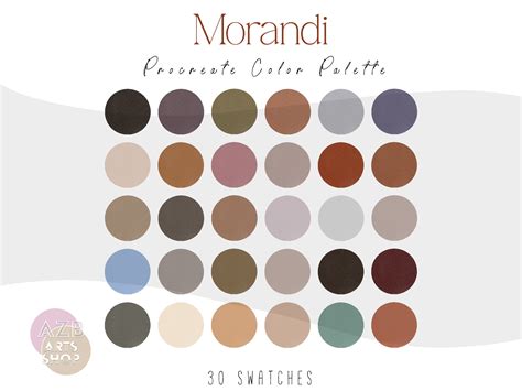 Morandi Color Palette Art