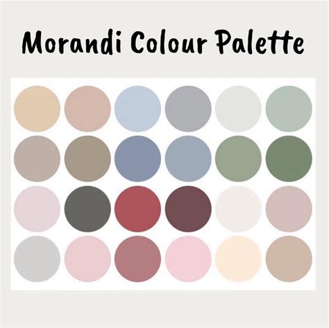 Morandi Color Palette Interior