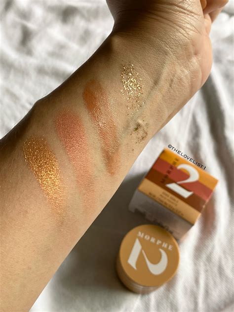 Morphe 2 Palette Swatches