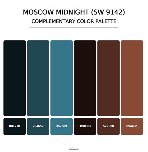 Moscow Midnight Palette Design