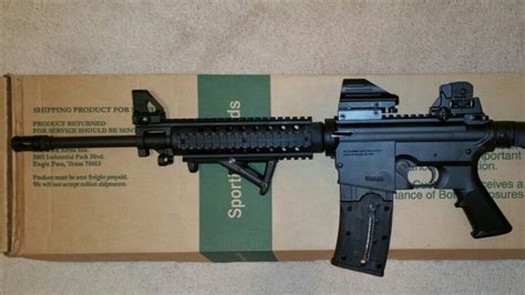 Mossberg 22lr AR15 with Target Shooting Gear