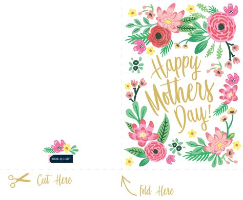 Popular Websites for Free Printable Mother's Day Cards