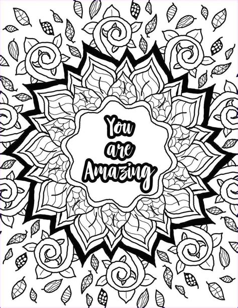 Motivational Coloring Pages