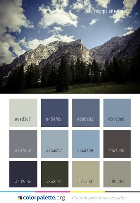 Mountain Range Color Palette