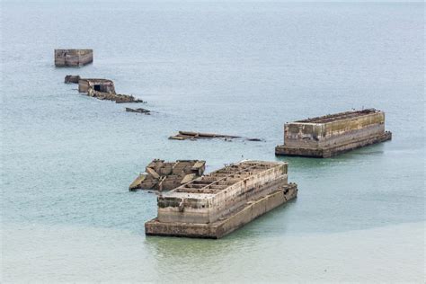 Mulberry Harbors in Normandy