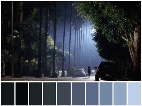 Mulholland Drive's iconic color palette