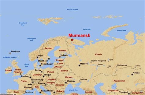 Murmansk port city