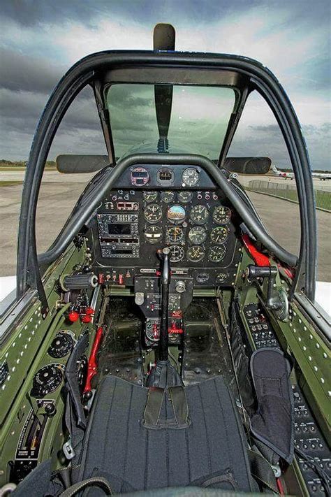 North American P-51 Mustang cockpit