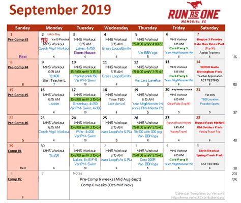 Mustang MHS Calendar Benefits