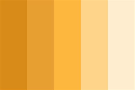 Mustard Yellow and White Color Palette