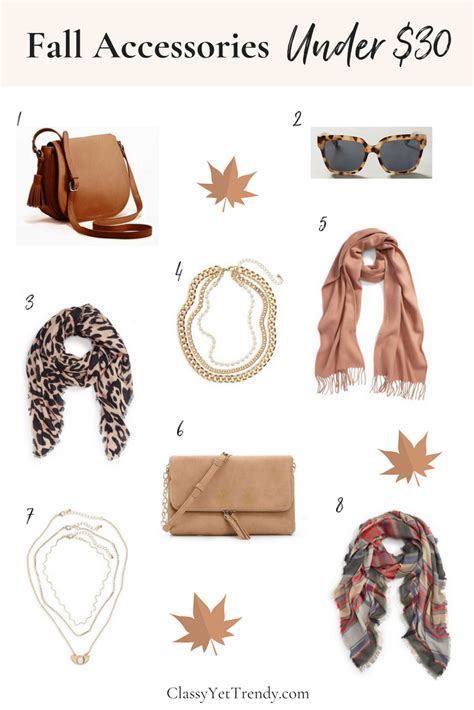 Muted Autumn Accessories Inspiration