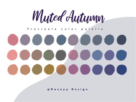 Muted Autumn Color Palette Inspiration 1