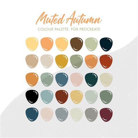 Muted Autumn Digital Designs Inspiration