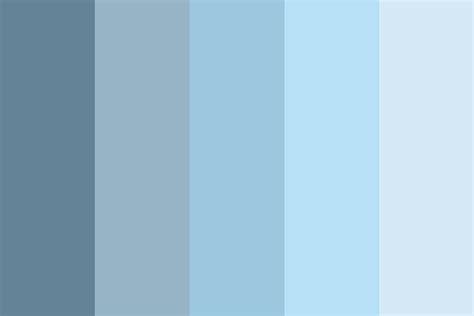 Muted Blue Muted Color Palette