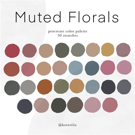 Muted color palettes in illustration