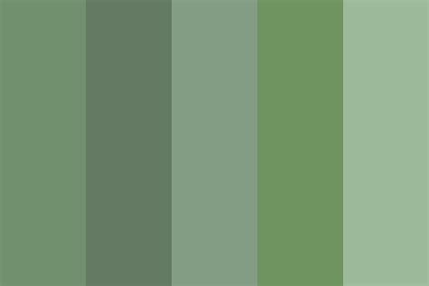 Muted green colour scheme